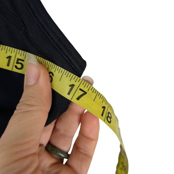 Zella Black Spaghetti Strap Racerback Ruched Long Top Small - Picture 8 of 8